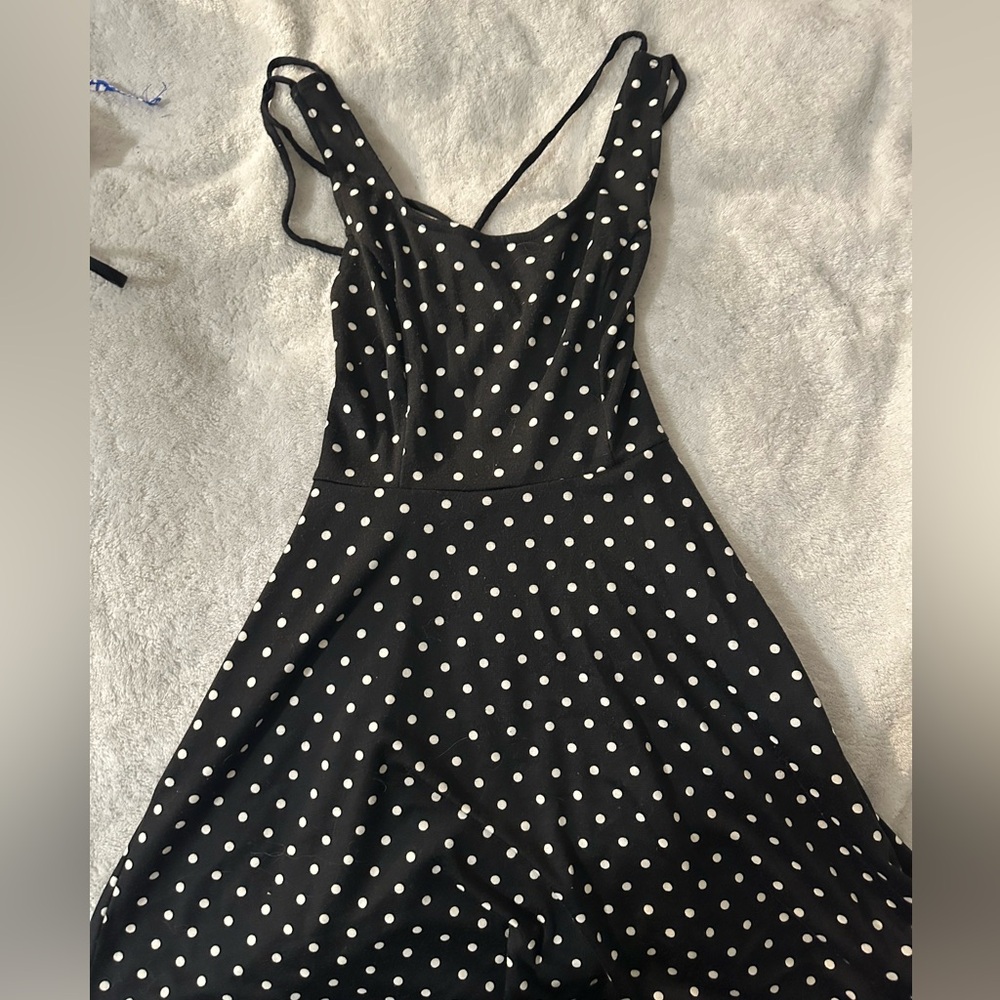 KYS LOVE Black Polka Dot Sundress